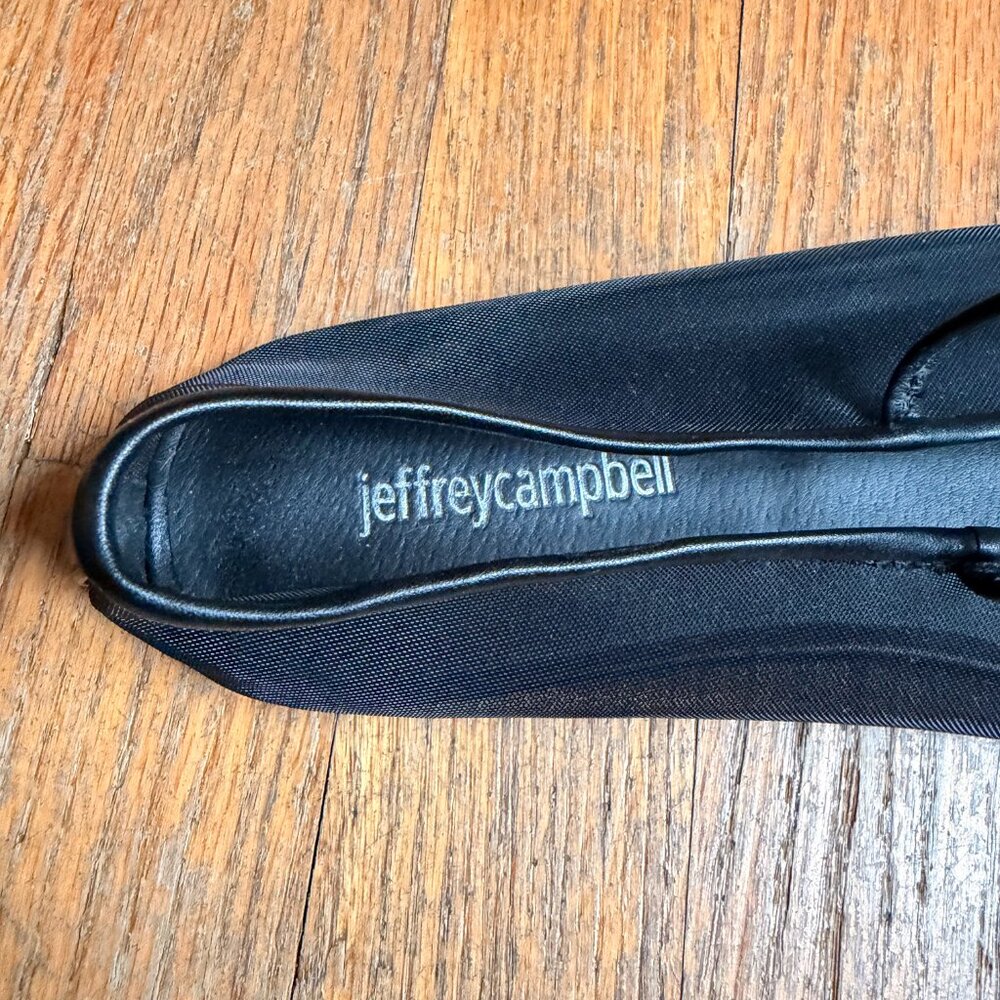 Jefferey Campbell: Swan Lake Mesh Ballet Flat, Black - Picture 5 of 8